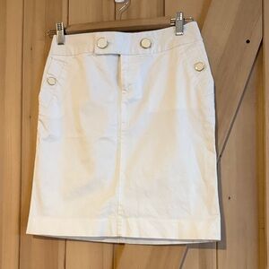 Banana Republic Cream Trousers with Gold Accents